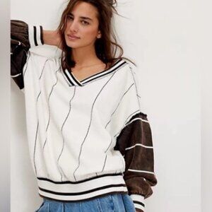 NWT Oversized We The Free Time Out Pullover (Raw Rough Style)